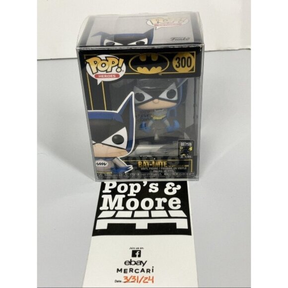 Funko Pop! Batman: Bat Mite 300 Vaulted Vinyl Figure W/Protector And Box Damage - Picture 15 of 16